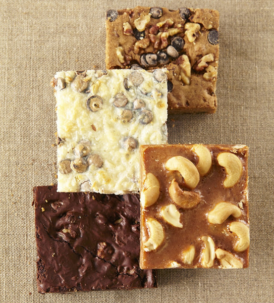 Sampler of Brownie, Blondie, Butterscotch Cashew & Coconut Dream bars